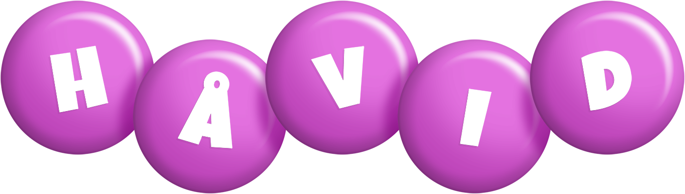 Håvid candy-purple logo