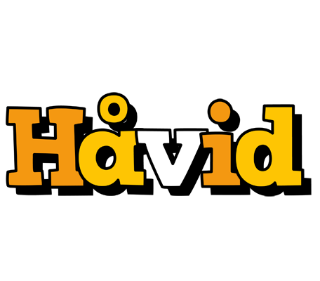 Håvid cartoon logo