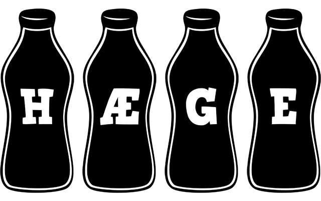 Hæge bottle logo