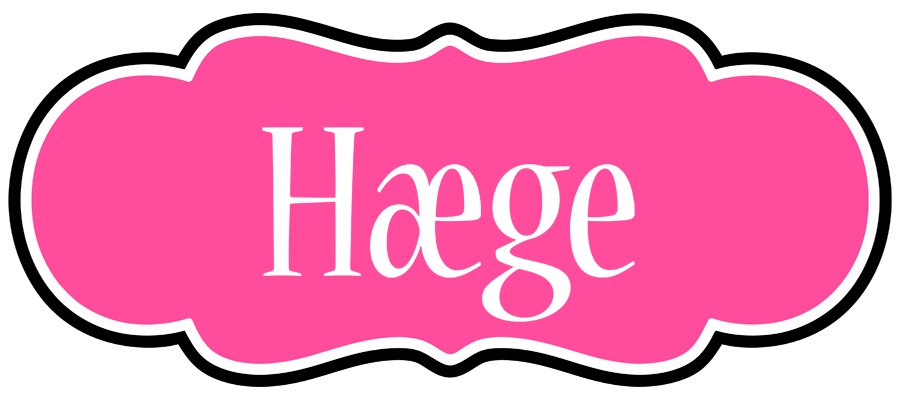 Hæge invitation logo