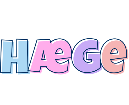 Hæge pastel logo