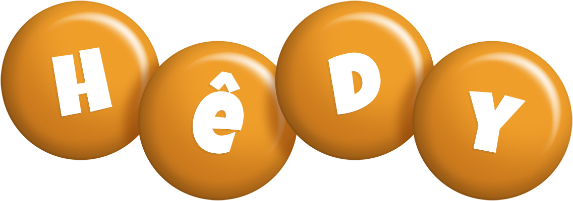 Hêdy candy-orange logo