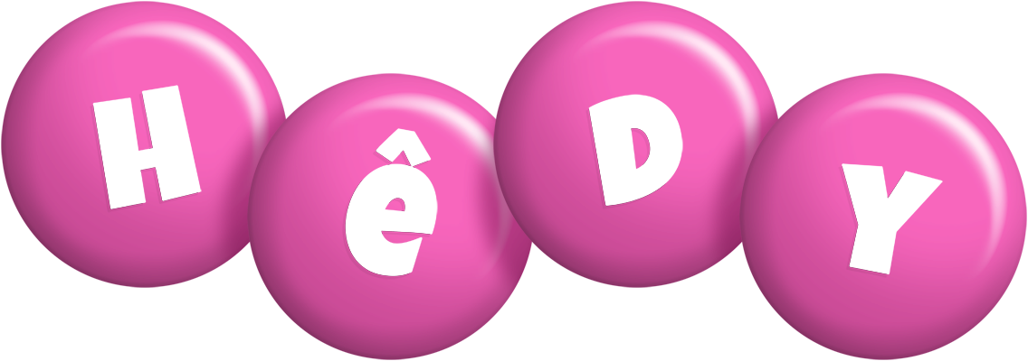 Hêdy candy-pink logo