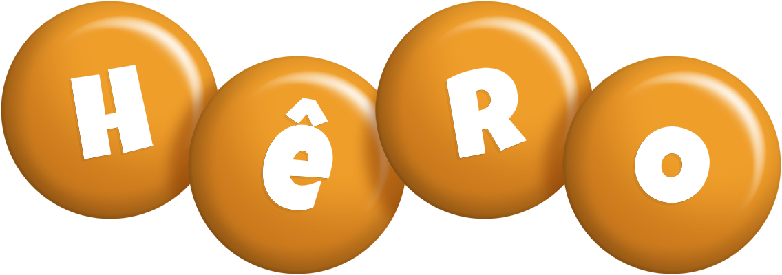 Hêro candy-orange logo