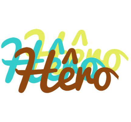 Hêro cupcake logo