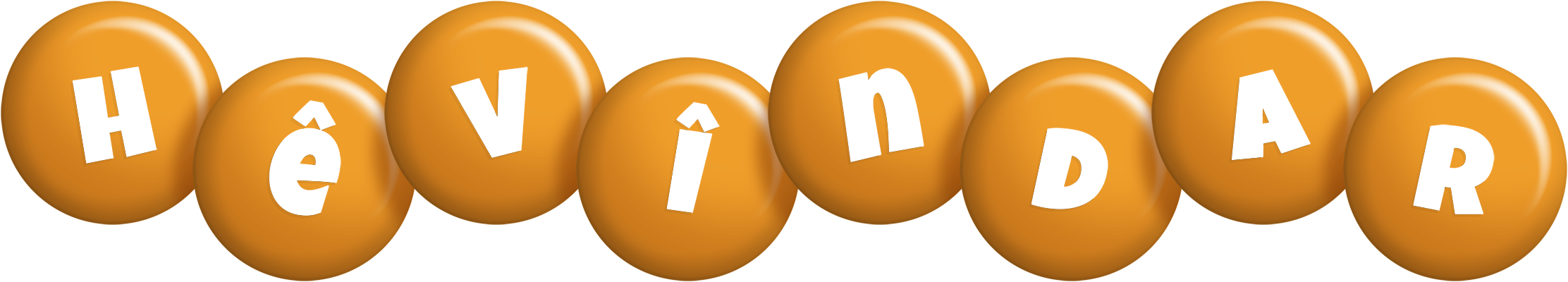 Hêvîndar candy-orange logo
