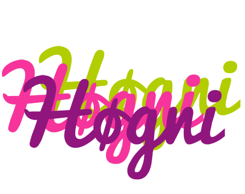 Høgni flowers logo
