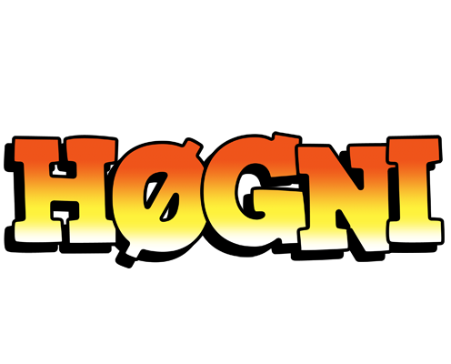 Høgni sunset logo