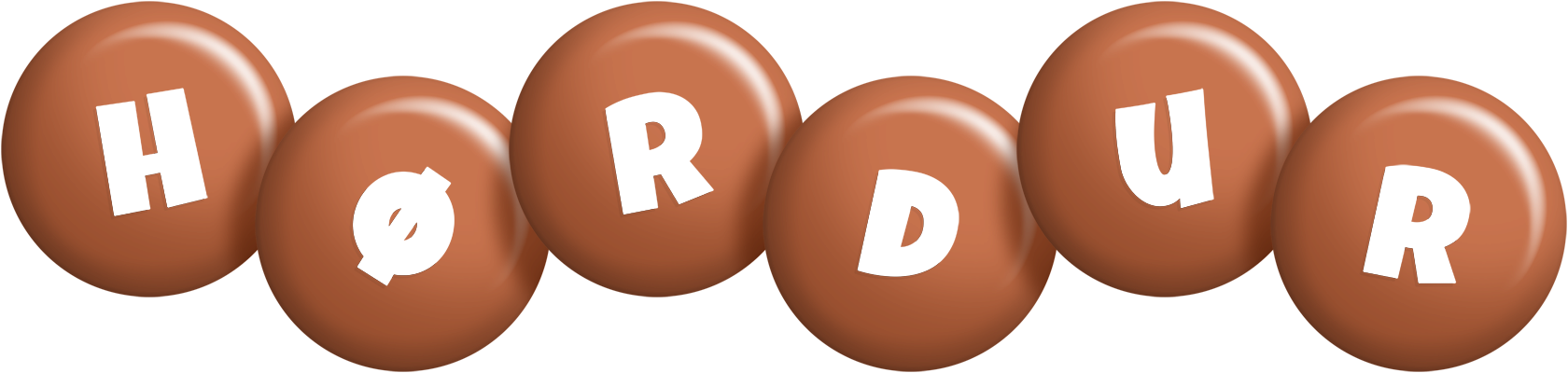 Hørdur candy-brown logo
