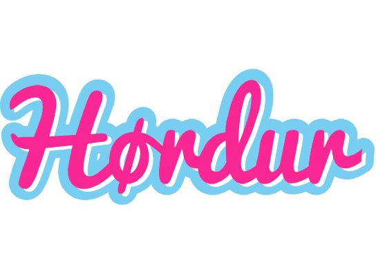 Hørdur popstar logo