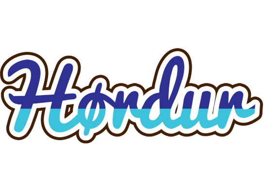 Hørdur raining logo