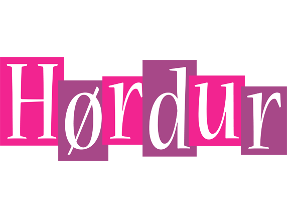 Hørdur whine logo