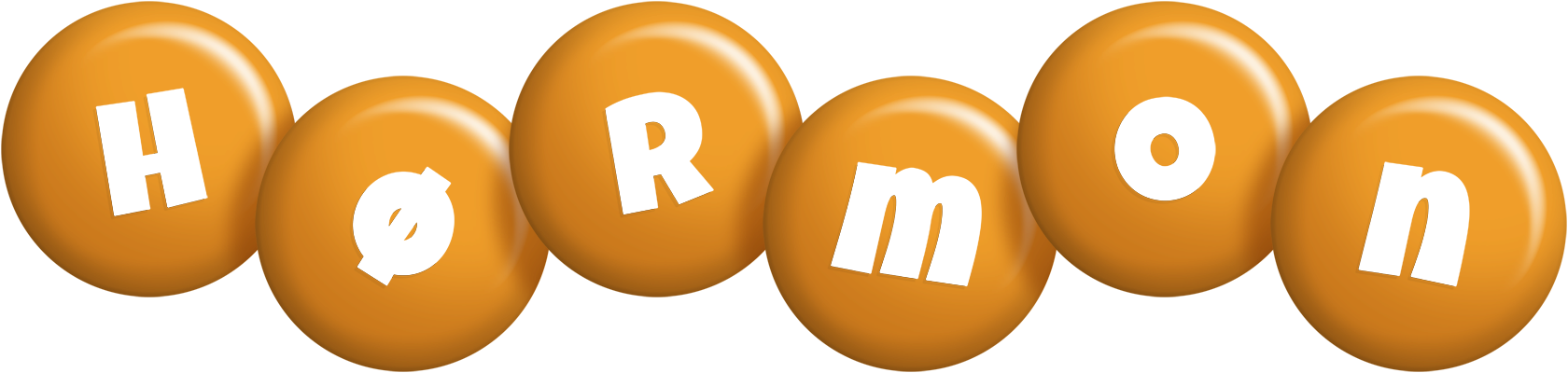 Hørmon candy-orange logo