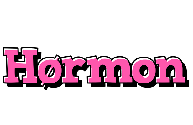 Hørmon girlish logo