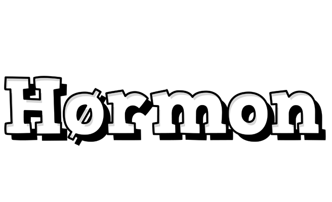 Hørmon snowing logo