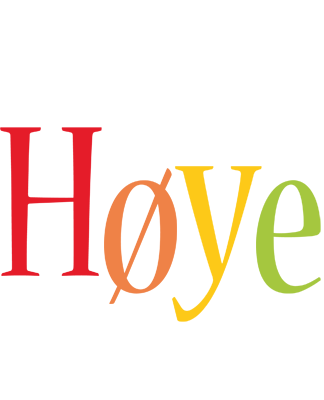 Høye birthday logo