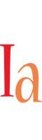 Ia birthday logo