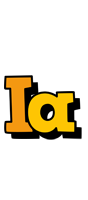 Ia cartoon logo