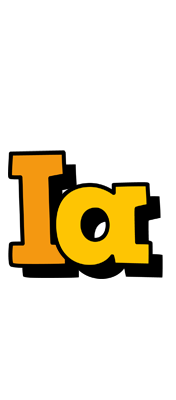 Ia cartoon logo