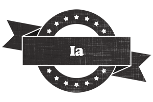 Ia grunge logo