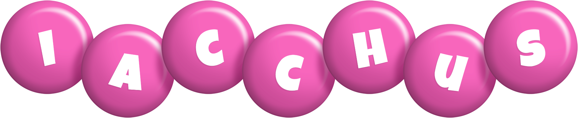 Iacchus candy-pink logo