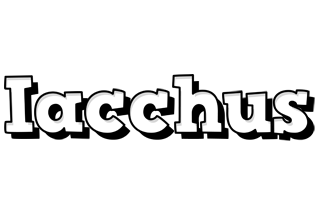 Iacchus snowing logo