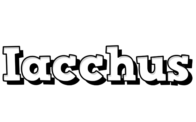Iacchus snowing logo