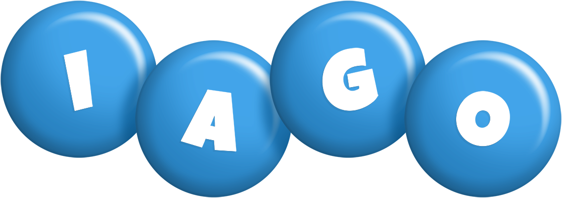 Iago candy-blue logo