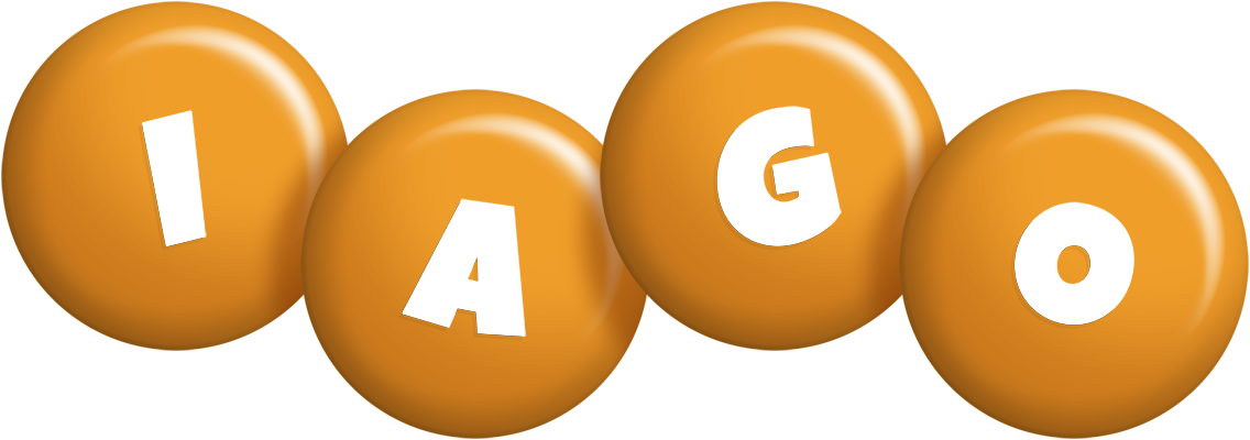 Iago candy-orange logo
