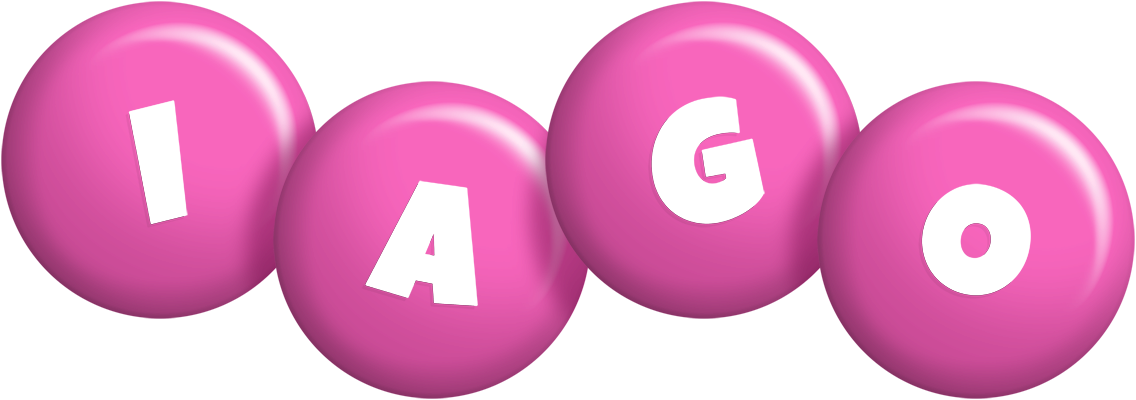 Iago candy-pink logo