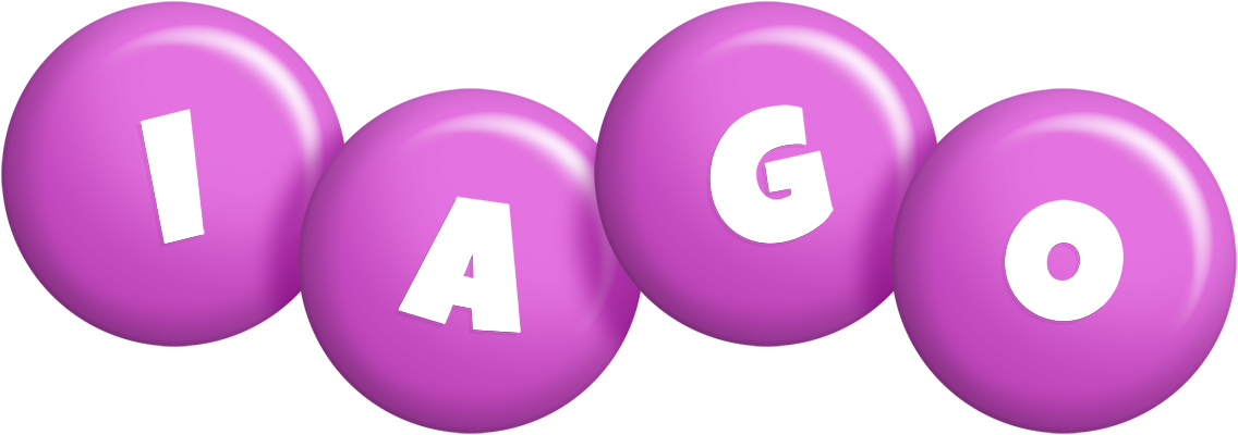 Iago candy-purple logo