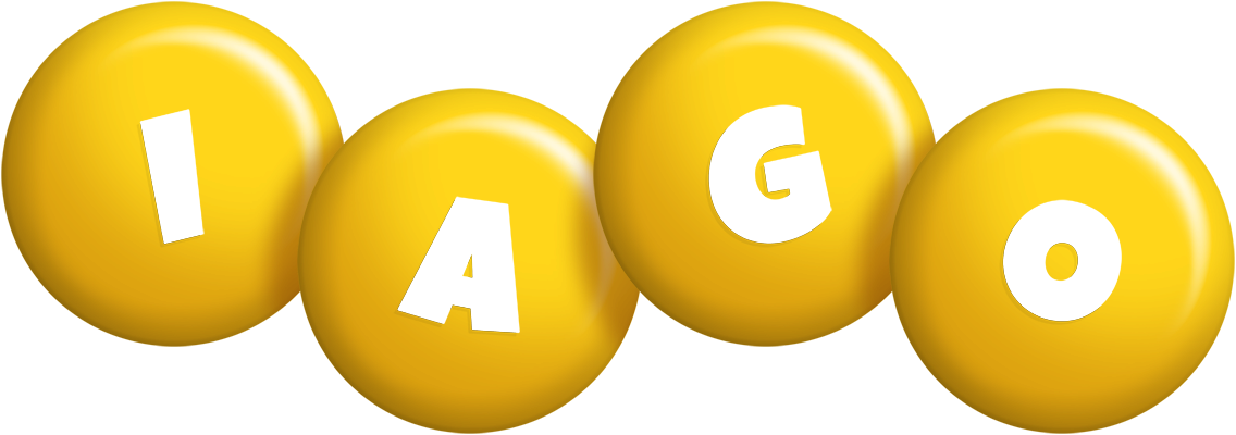 Iago candy-yellow logo