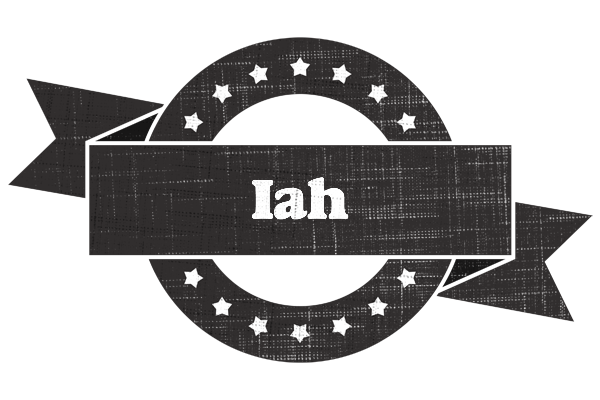 Iah grunge logo