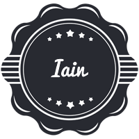 Iain badge logo