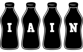 Iain bottle logo