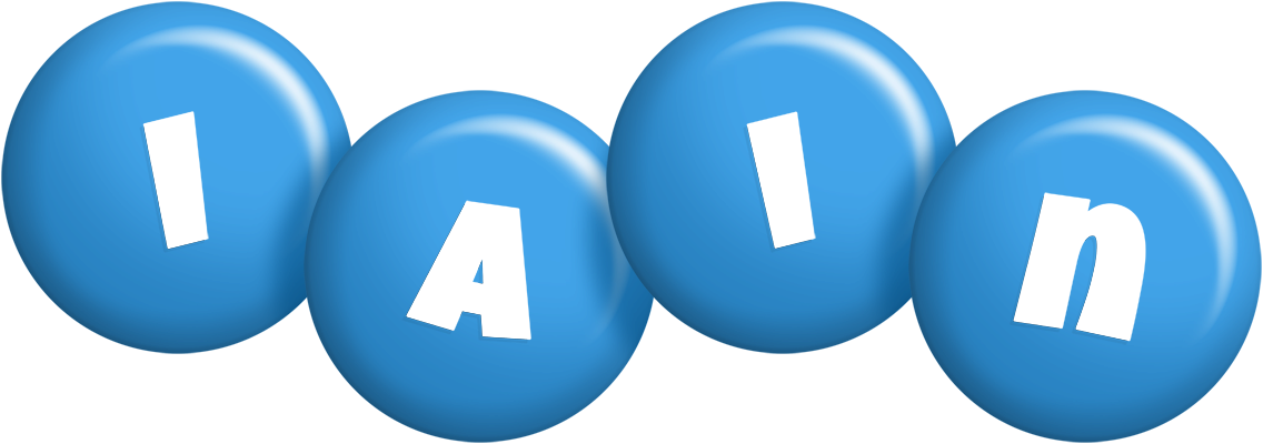 Iain candy-blue logo