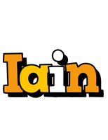 Iain cartoon logo