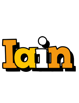 Iain cartoon logo