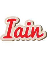 Iain chocolate logo