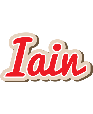 Iain chocolate logo