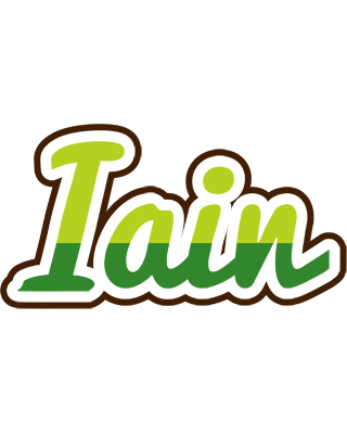 Iain golfing logo