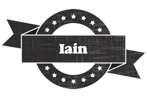 Iain grunge logo