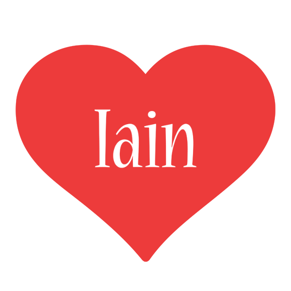 Iain love logo