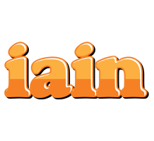 Iain orange logo