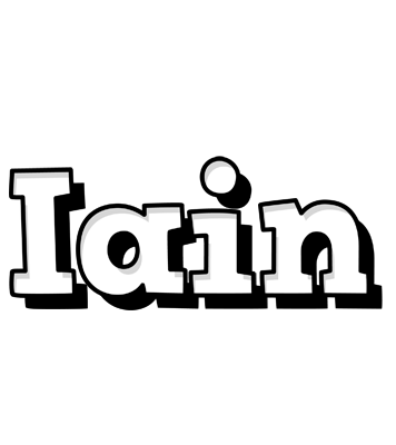 Iain snowing logo