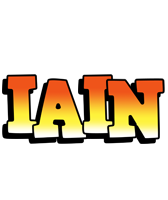 Iain sunset logo