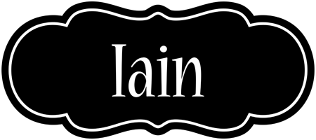 Iain welcome logo