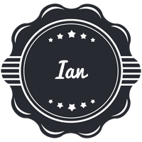 Ian badge logo