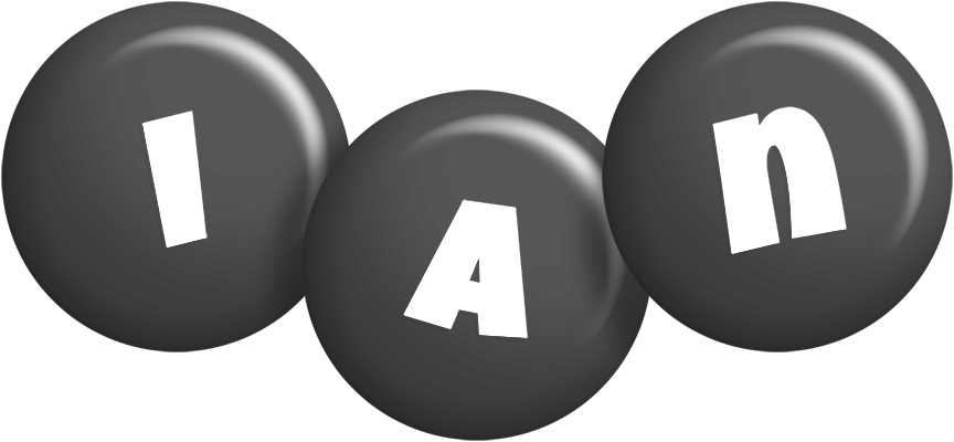 Ian candy-black logo