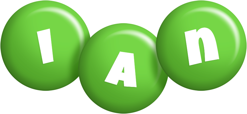 Ian candy-green logo